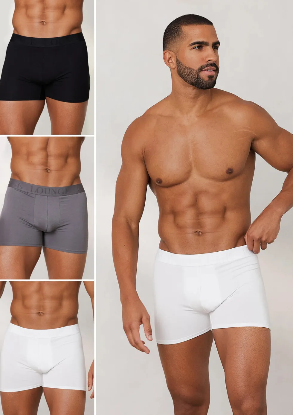 Boxers Luxe pour Homme (pack de 3) - Multipack