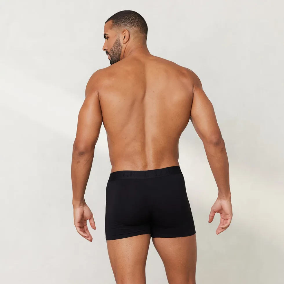 Boxers Luxe pour Homme (pack de 3) - Noir