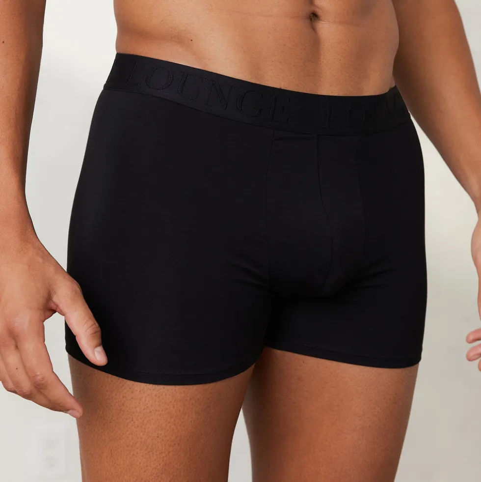 Boxers Luxe pour Homme (pack de 3) - Noir