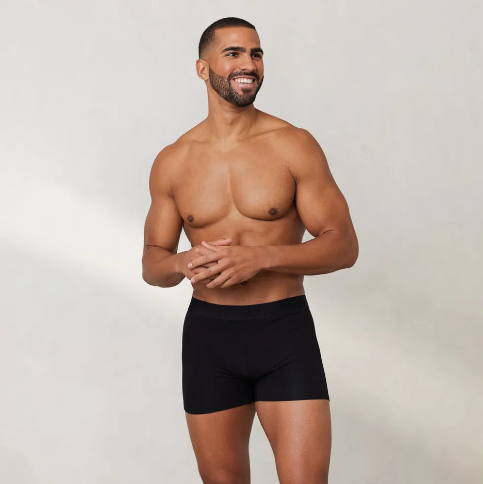 Boxers Luxe pour Homme (pack de 3) - Noir