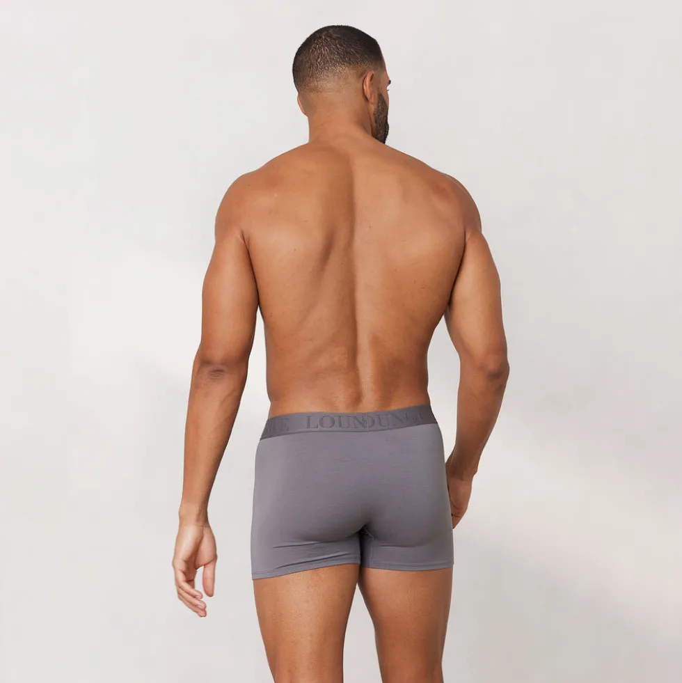 Boxers Luxe pour Homme (pack de 3) - Charbon
