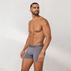 Boxers Luxe pour Homme (pack de 3) - Charbon
