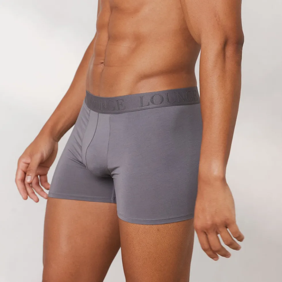 Boxers Luxe pour Homme (pack de 3) - Charbon