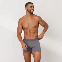 Boxers Luxe pour Homme (pack de 3) - Charbon