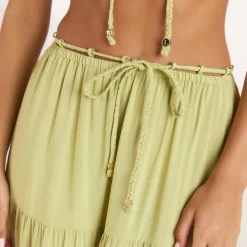 Brassière avec Fronces (Ensemble) - Citron Vert