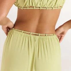 Brassière avec Fronces (Ensemble) - Citron Vert