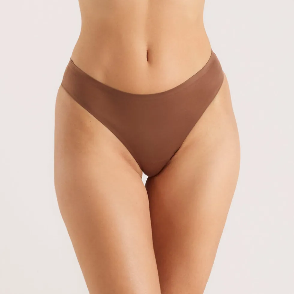 Brésiliens sans Couture (Pack de 3) - Noisette