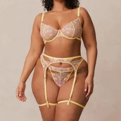Cassia Intimates Ensemble - Jaune citron