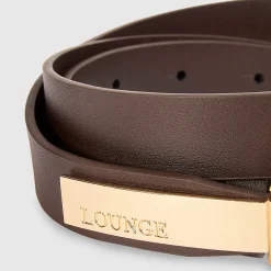 Ceinture à barrette - Chocolat