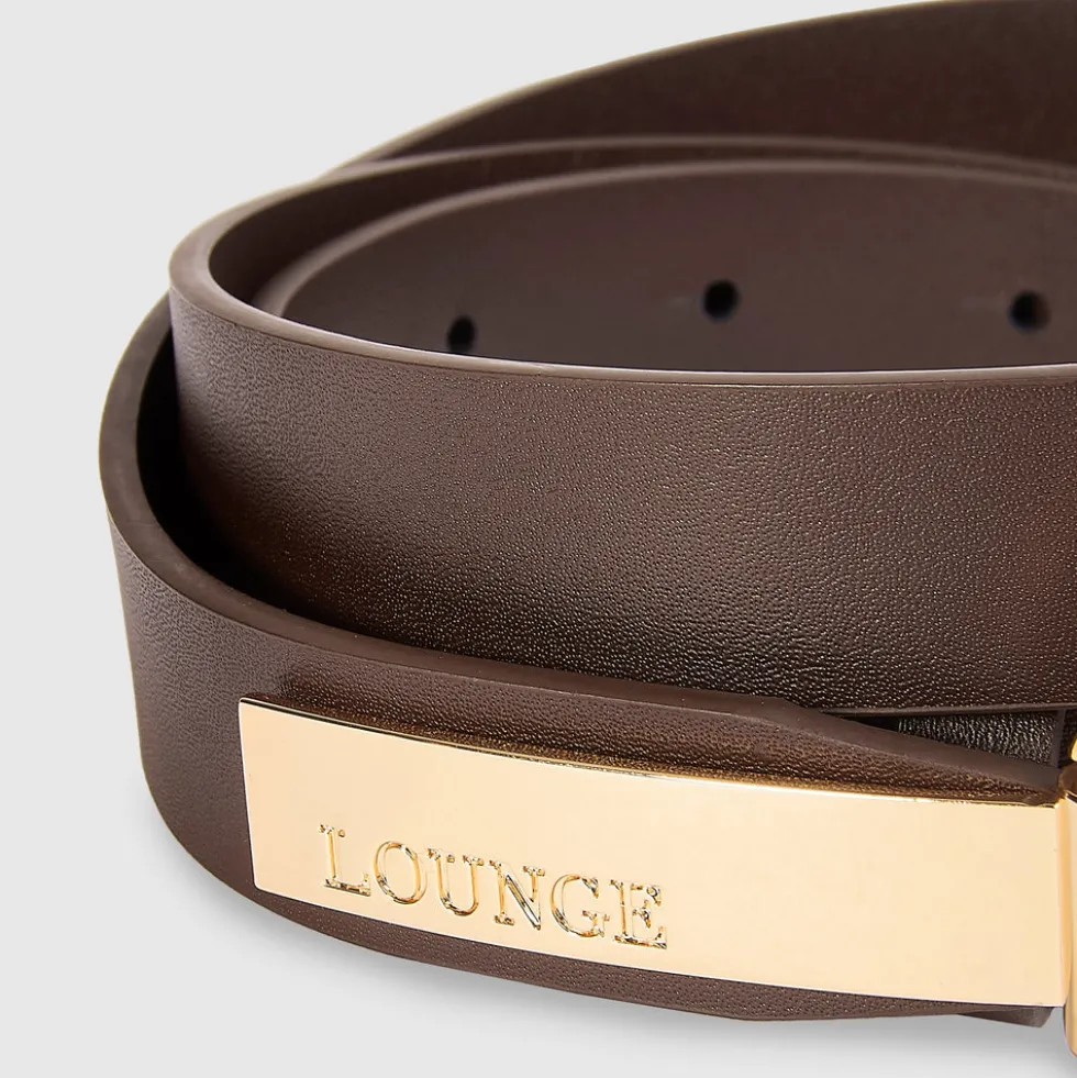 Ceinture à barrette - Chocolat