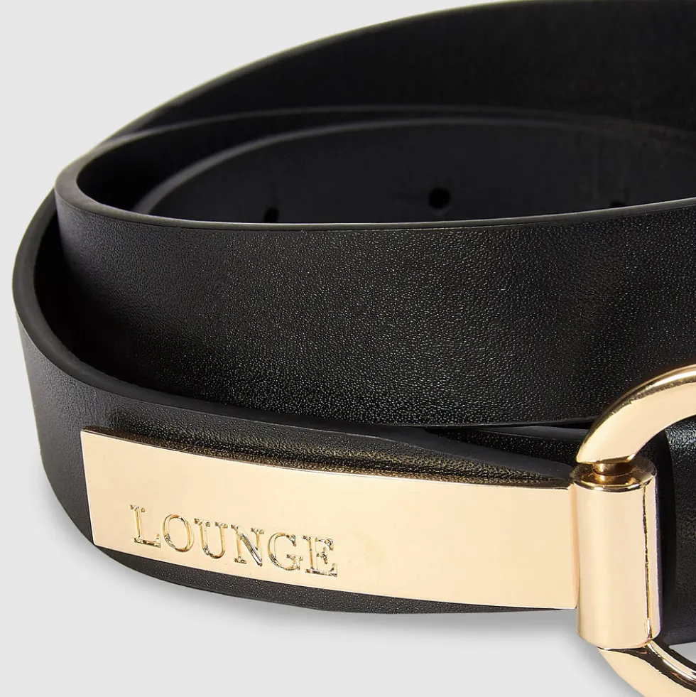 Ceinture à barrette - Noir