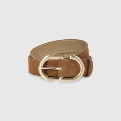 Ceinture à boucle - Beige