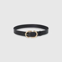 Ceinture à boucle - Noir