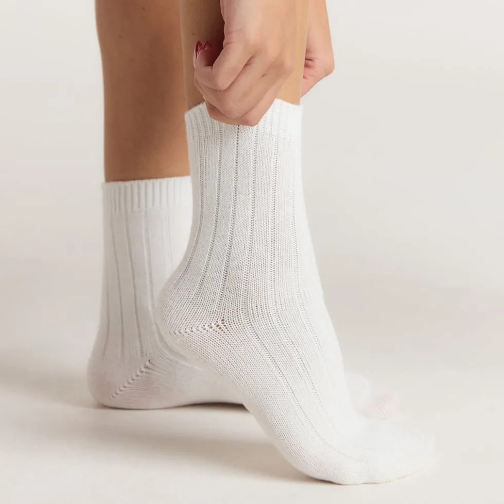 Chaussettes Côtelées (Lot de 3) - Multicolore