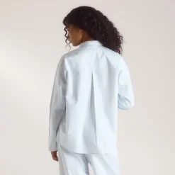 Chemise de Pyjama Bloom & Stripe - Bleu
