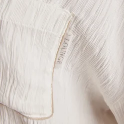 Chemise de Pyjama Crinkle - Blanc