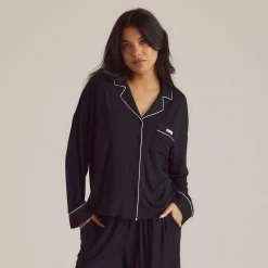 Chemise de Pyjama en Modal - Noir