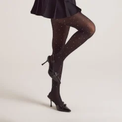 Collant Diamanté (40 D) - Noir