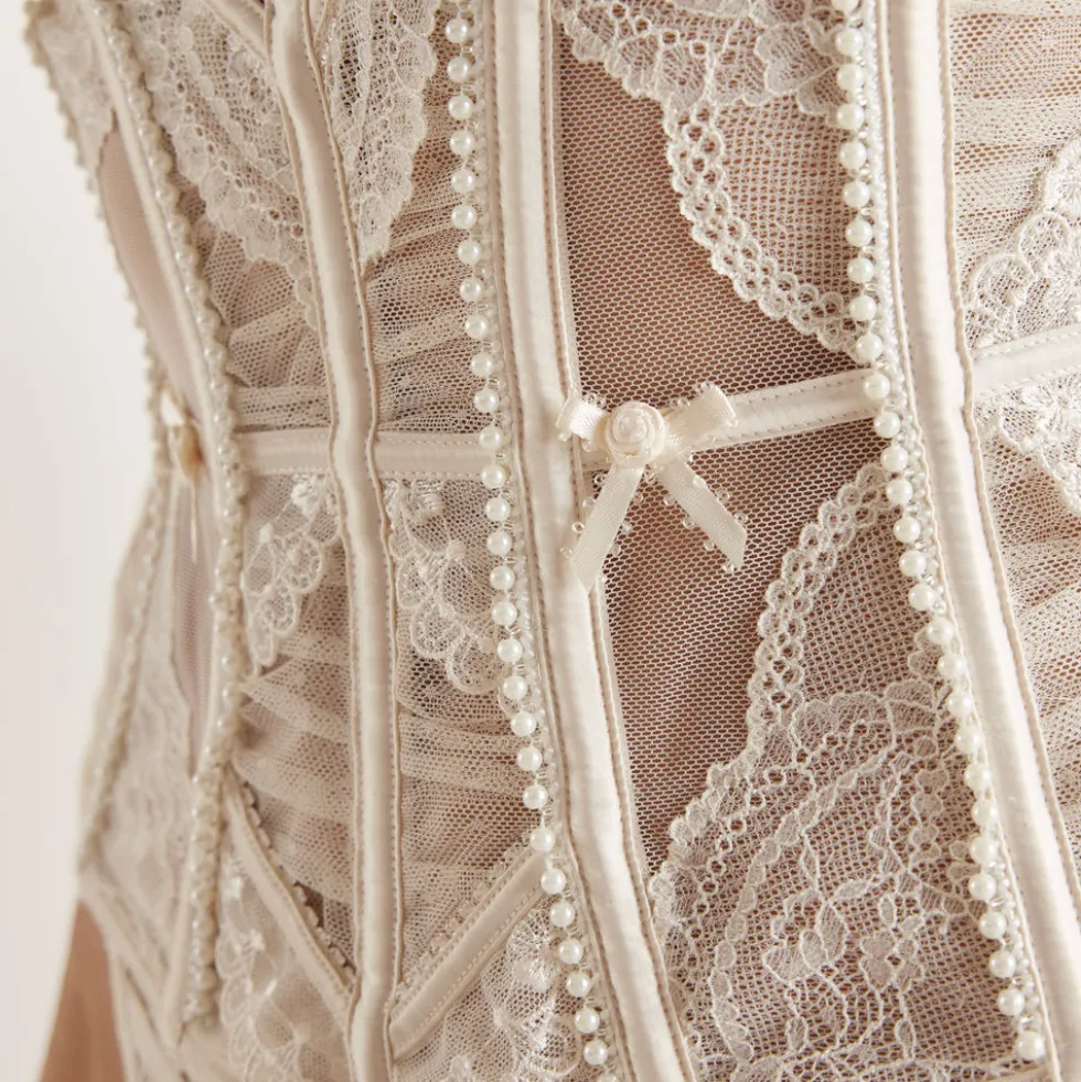 Corset Christina (Ensemble) - Ivoire
