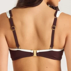 Haut de Bikini Bandeau Monaco - Chocolat