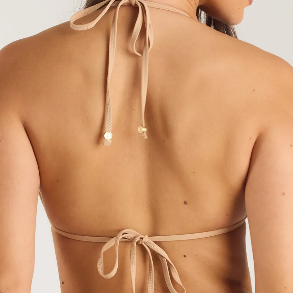 Haut de Bikini Triangle Monaco - Noir