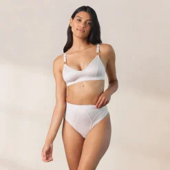 Nurture Soutien-Gorge d’Allaitement & String/Culotte Ensemble - Crème