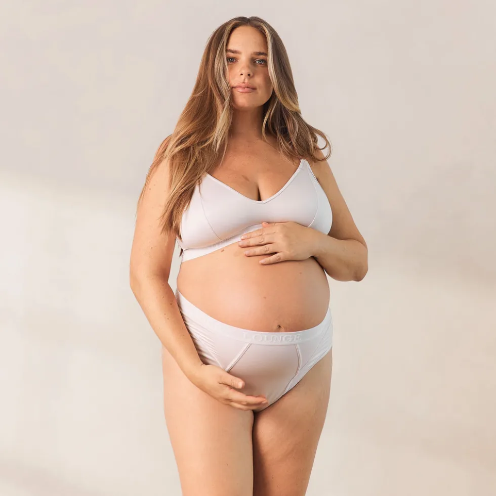 Nurture Soutien-Gorge d’Allaitement & String/Culotte Ensemble - Crème