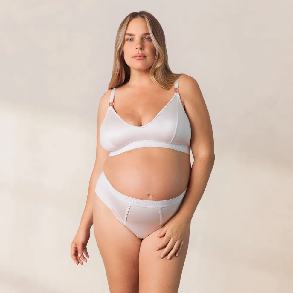 Nurture Soutien-Gorge d’Allaitement & String/Culotte Ensemble - Crème
