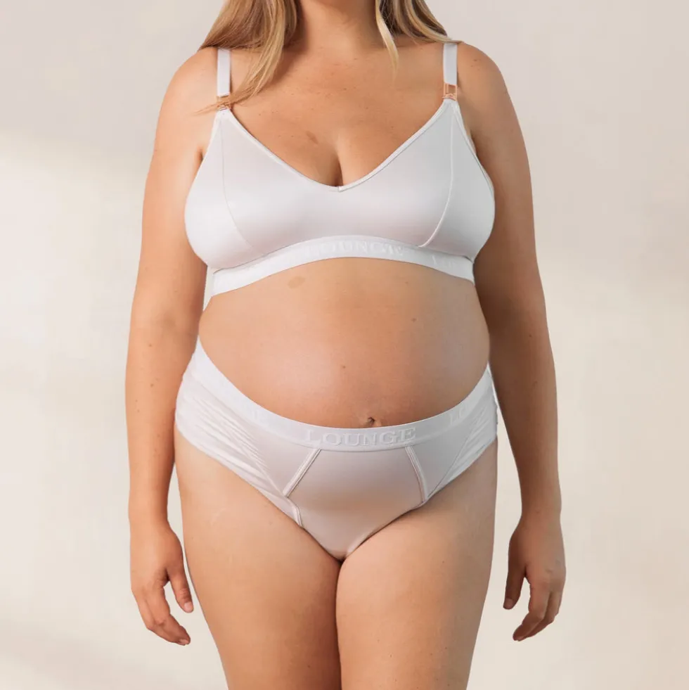 Nurture Soutien-Gorge d’Allaitement & String/Culotte Ensemble - Crème