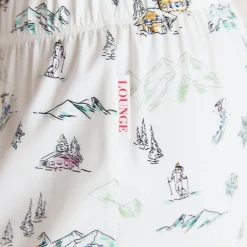 Pantalon de Pyjama Alpine Dreams - Imprimé Ski
