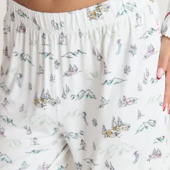Pantalon de Pyjama Alpine Dreams - Imprimé Ski