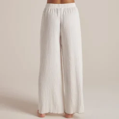 Pantalon de Pyjama Crinkle - Blanc