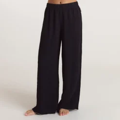 Pantalon de Pyjama Crinkle - Noir