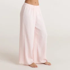 Pantalon de Pyjama Crinkle - Rose