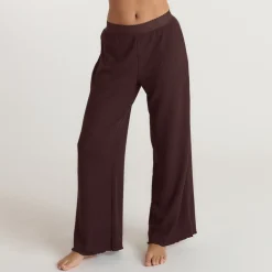 Pantalon de Pyjama Soft Waffle - Chocolat Noir