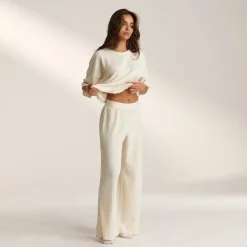 Pantalon de Pyjama Soft Waffle - Cream