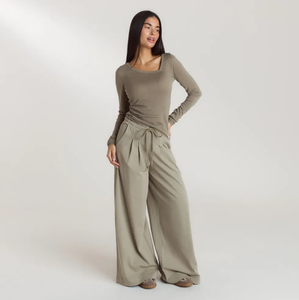 Pantalon à Pinces - Thym