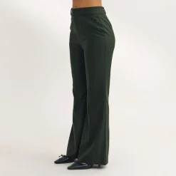 Pantalon Évasé - Vert Foncé