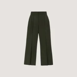 Pantalon Évasé - Vert Foncé