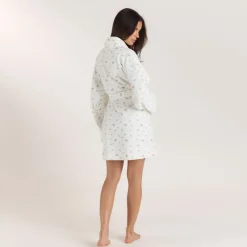 Peignoir - Blanc Floral