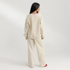 Pull à Col en V - Flocon d'Avoine