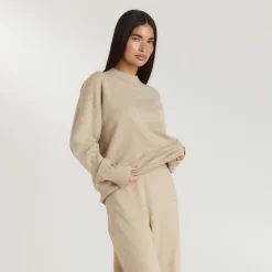 Pull en Maille à Ourlet - Flocon d'Avoine