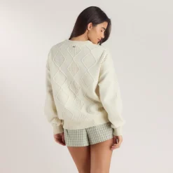 Pull Torsadé - Crème