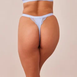 Ribbed String - Bleue