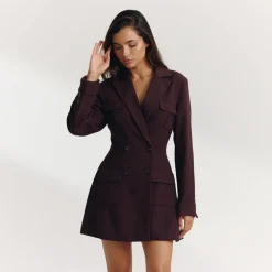Robe Blazer - Chocolat