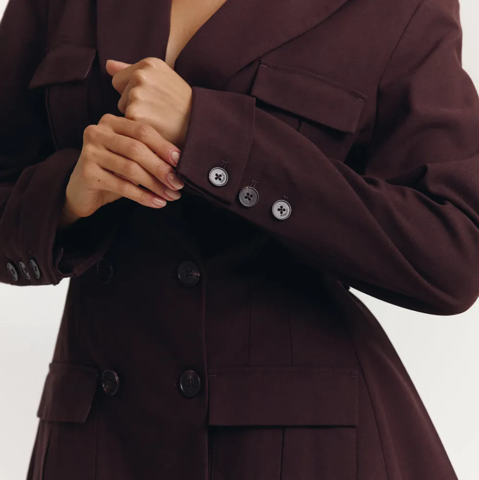 Robe Blazer - Chocolat