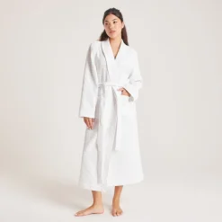 Robe de Chambre Waffle - Blanc