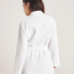 Robe de Chambre Waffle - Blanc
