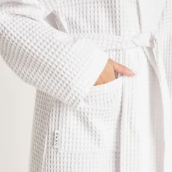 Robe de Chambre Waffle - Blanc