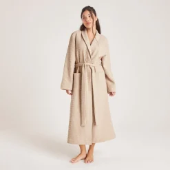 Robe de Chambre Waffle - Vison
